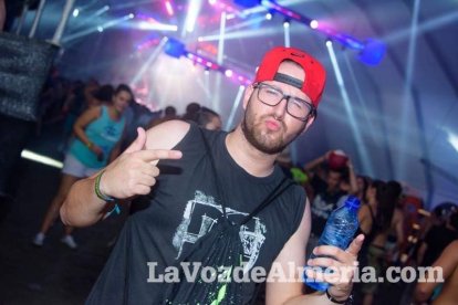 Celebración del Festival de Música Electrónica, Dreambeach, en Villaricos.