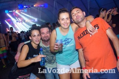 Celebración del Festival de Música Electrónica, Dreambeach, en Villaricos.