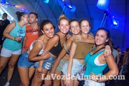 Celebración del Festival de Música Electrónica, Dreambeach, en Villaricos.