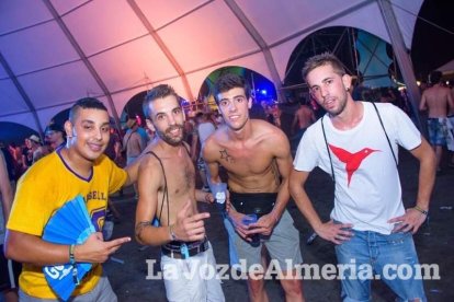 Celebración del Festival de Música Electrónica, Dreambeach, en Villaricos.