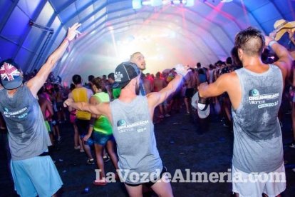 Celebración del Festival de Música Electrónica, Dreambeach, en Villaricos.