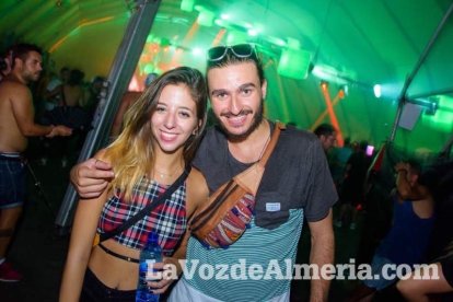 Celebración del Festival de Música Electrónica, Dreambeach, en Villaricos.