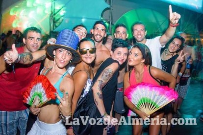 Celebración del Festival de Música Electrónica, Dreambeach, en Villaricos.