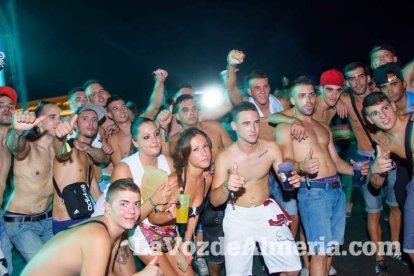 Celebración del Festival de Música Electrónica, Dreambeach, en Villaricos.