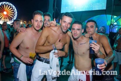 Celebración del Festival de Música Electrónica, Dreambeach, en Villaricos.