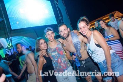 Celebración del Festival de Música Electrónica, Dreambeach, en Villaricos.