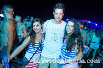 Celebración del Festival de Música Electrónica, Dreambeach, en Villaricos.