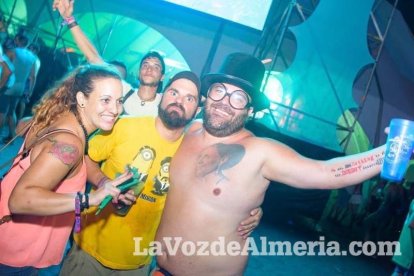 Celebración del Festival de Música Electrónica, Dreambeach, en Villaricos.