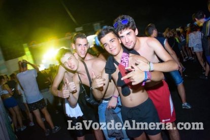 Celebración del Festival de Música Electrónica, Dreambeach, en Villaricos.