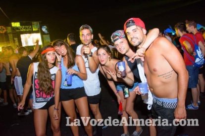 Celebración del Festival de Música Electrónica, Dreambeach, en Villaricos.