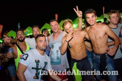 Celebración del Festival de Música Electrónica, Dreambeach, en Villaricos.
