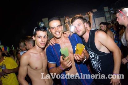 Celebración del Festival de Música Electrónica, Dreambeach, en Villaricos.