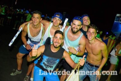 Celebración del Festival de Música Electrónica, Dreambeach, en Villaricos.