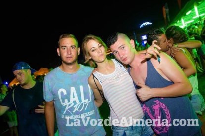 Celebración del Festival de Música Electrónica, Dreambeach, en Villaricos.