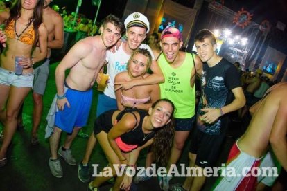Celebración del Festival de Música Electrónica, Dreambeach, en Villaricos.