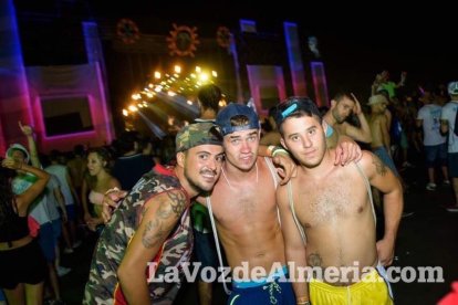 Celebración del Festival de Música Electrónica, Dreambeach, en Villaricos.