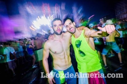 Celebración del Festival de Música Electrónica, Dreambeach, en Villaricos.