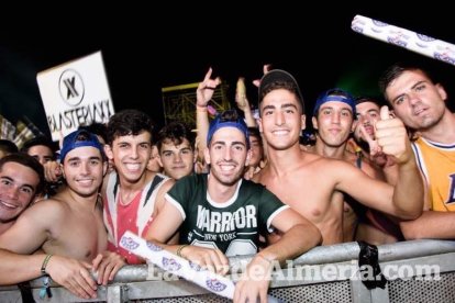 Celebración del Festival de Música Electrónica, Dreambeach, en Villaricos.
