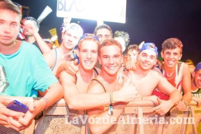 Celebración del Festival de Música Electrónica, Dreambeach, en Villaricos.