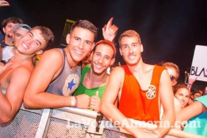 Celebración del Festival de Música Electrónica, Dreambeach, en Villaricos.