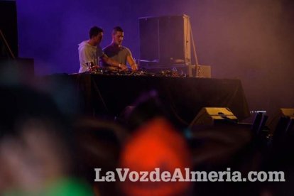 Celebración del Festival de Música Electrónica, Dreambeach, en Villaricos.