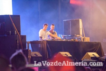 Celebración del Festival de Música Electrónica, Dreambeach, en Villaricos.