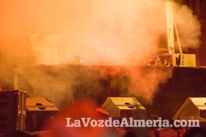 Celebración del Festival de Música Electrónica, Dreambeach, en Villaricos.