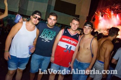 Celebración del Festival de Música Electrónica, Dreambeach, en Villaricos.