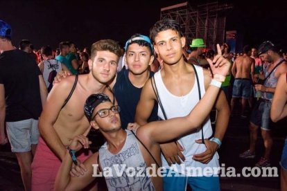 Celebración del Festival de Música Electrónica, Dreambeach, en Villaricos.