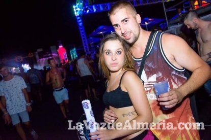 Celebración del Festival de Música Electrónica, Dreambeach, en Villaricos.