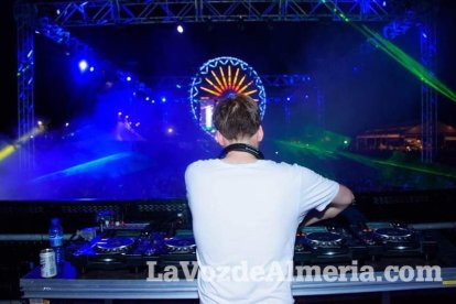 Celebración del Festival de Música Electrónica, Dreambeach, en Villaricos.