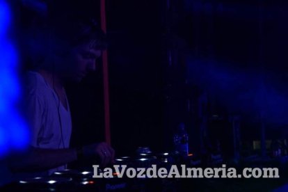 Celebración del Festival de Música Electrónica, Dreambeach, en Villaricos.