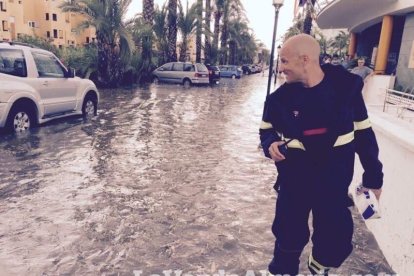 Lluvias en el Levante de Almería.
