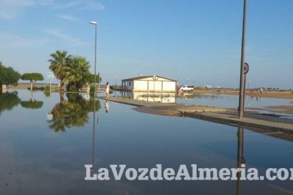 Lluvias en el Levante de Almería.