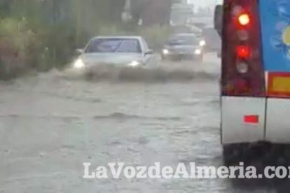 Lluvias en el Levante de Almería.