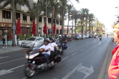 El rugido de los motores puso banda sonora a varias calles de la capital