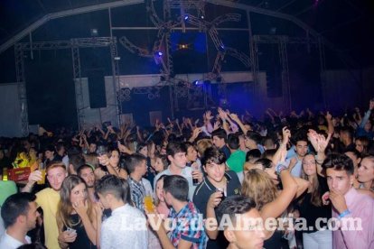 Caseta de Los 40 Principales y Guarapo Night en la Feria de Almeriía 2015. Fotos: Néstor Cánovas.