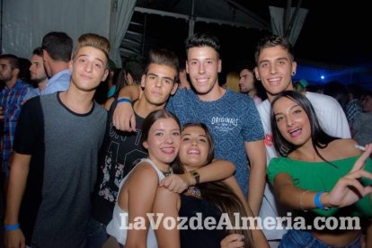 Caseta de Los 40 Principales y Guarapo Night en la Feria de Almeriía 2015. Fotos: Néstor Cánovas.