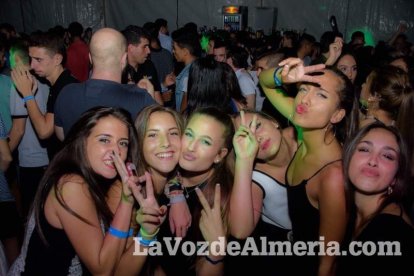 Caseta de Los 40 Principales y Guarapo Night en la Feria de Almeriía 2015. Fotos: Néstor Cánovas.