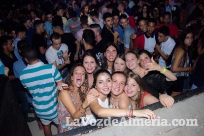 Caseta de Los 40 Principales y Guarapo Night en la Feria de Almeriía 2015. Fotos: Néstor Cánovas.