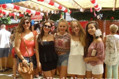 Feria del Mediodía en el centro de Almería. Premium, Plazuela y Cayetana.