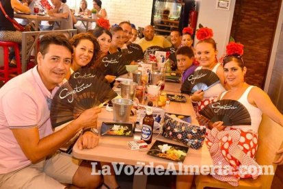 Feria del Mediodía en el centro de Almería. Premium, Plazuela y Cayetana.