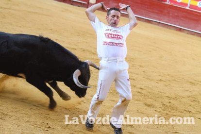 Espectáculo de Recortadores en la Plaza de Toros y bienvenida de la Casa Chopera a lor taurinos de EEUU en la Peña El Morato em la Feria d