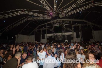 Caseta de Los 40 Principales y Guarapo Night en la Feria de Almeriía 2015. Fotos: Néstor Cánovas.