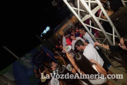 Caseta de Los 40 Principales y Guarapo Night en la Feria de Almeriía 2015. Fotos: Néstor Cánovas.