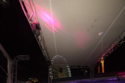 Caseta de Los 40 Principales y Guarapo Night en la Feria de Almeriía 2015. Fotos: Néstor Cánovas.