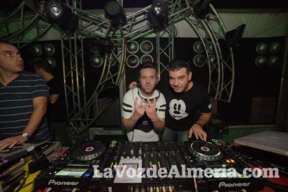 Caseta de Los 40 Principales y Guarapo Night en la Feria de Almeriía 2015. Fotos: Néstor Cánovas.