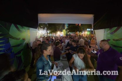Caseta de Los 40 Principales y Guarapo Night en la Feria de Almeriía 2015. Fotos: Néstor Cánovas.