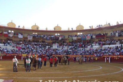 Festejo taurino con los toreros almerienses Torres Jerez y Ruiz Manuel.