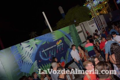 Caseta de Los 40 Principales y Guarapo Night en la Feria de Almeriía 2015. Fotos: Néstor Cánovas.